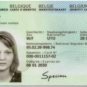 Belgian Id Card