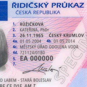 Czech Republic Driver’s License